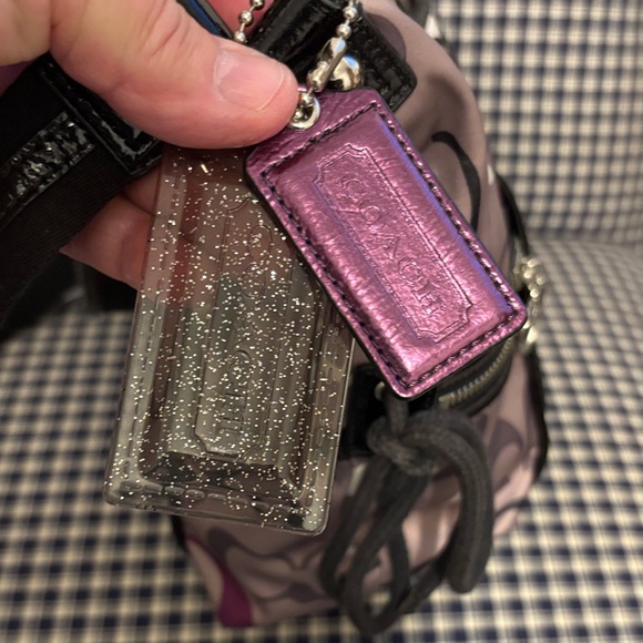 Coach poppy limited edition, retired purple art C logo signature bag - Picture 7 of 16